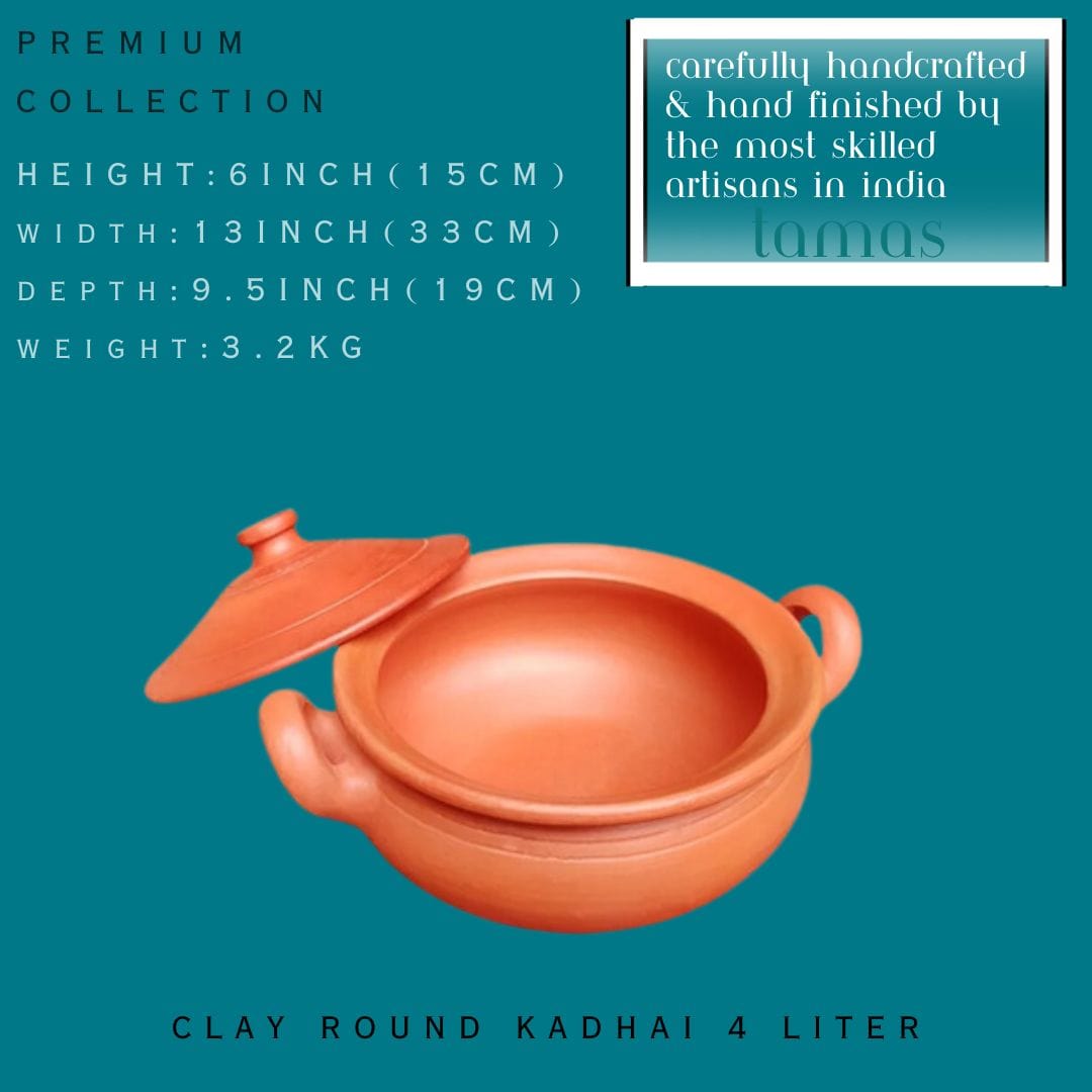 Tamas Natural Clay Kadhai